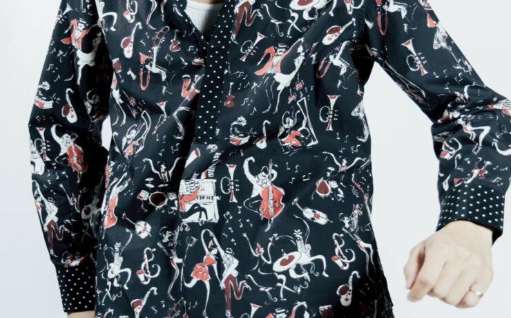 ドルチェアンドガッバーナ ジャズ シルク シャツ/Dolce&Gabbana Jazz Silk Shirt